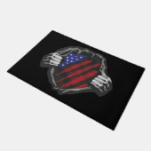 Paillasson Drapeau superhero USA (Incliné)