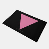 Paillasson Drapeau triangle rose de SlipperyJoe drapeau rose (Incliné)