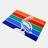 Paillasson Drapeau urbain de Saint-Pétersbourg (Floride) (Incliné)