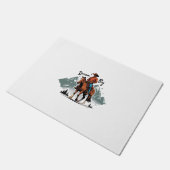 Paillasson Dream Big- Cowboy équitation cheval (Incliné)