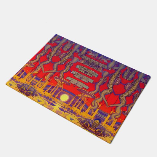 Paillasson Dreamland psychédélique (Incliné)