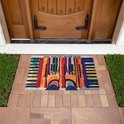 Paillasson Drôle Barcode Doormat (De plein air)