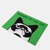 Paillasson Drôle chat en colère (Incliné)