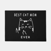 Paillasson drôle chat meilleure maman chat jamais memei avec (Devant)