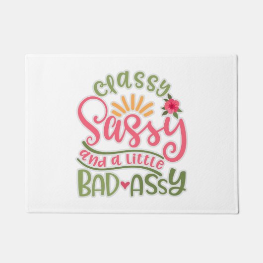 Paillasson Drôle Classy Sassy Et Un Peu Mauvais Assy Sassy Fr (Devant)