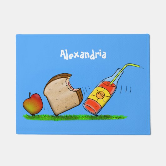 Paillasson Drôle de dessin animé de fourmis (Devant)