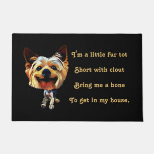 Paillasson Drôle Drôle Cartoon Yorkshire Terrier Doormat