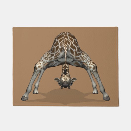 Paillasson Drôle Giraffe enfantine (Devant)