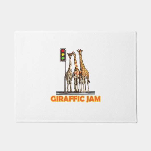 Paillasson Drôle Jam de la Giraffe de Pun (Devant)