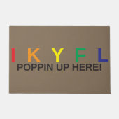 Paillasson Drôle, Je Te Connais Fou*** Mensonge (Devant)