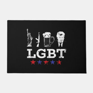 Paillasson Drôle LGBT Liberty Bière Trump Drôle LGBT