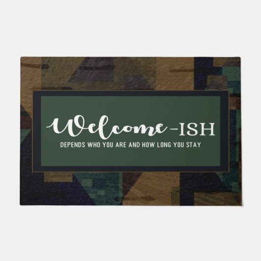 Paillasson Drôle mat de bienvenue (Devant)