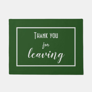 Paillasson Drôle "Merci de départ" Introvert Antisocial