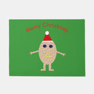 Paillasson Drôle OEuf de Noël Mat