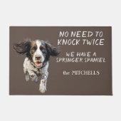 Paillasson Drôle Pas besoin de frapper deux fois Springer Spa (Devant)