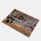 Paillasson Drôle pince de chat mat (Incliné)