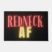 Paillasson Drôle Redneck AF Neon (Devant)