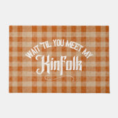 Paillasson Drôle Rencontrez le Kinfolk Rustic Country (Devant)