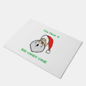 Paillasson Drôle Santa Claus plaisanter Naughty Dirty Noël (Incliné)