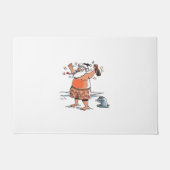 Paillasson Drunk Père Noël w joint doormat (Devant)