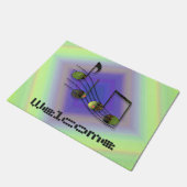 Paillasson Dubstep Notes Doormat (Incliné)