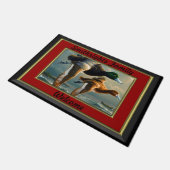 Paillasson Duck Flying Nom de famille (Incliné)