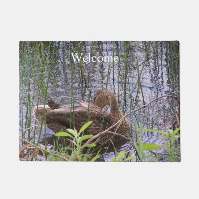 Paillasson Duck Preening in the Reed (Devant)