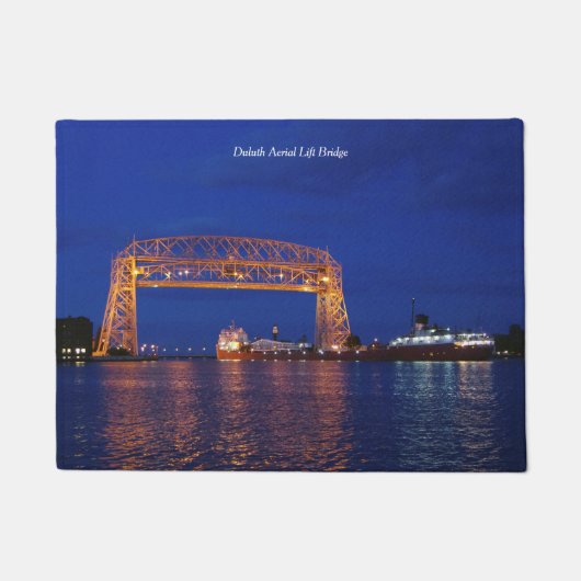 Paillasson Duluth Aerial Lift Bridge & John G. Munson (Devant)