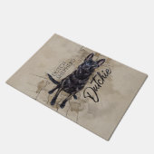 Paillasson Dutch Shepherd - Illustration utchie (Incliné)