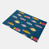 Paillasson École colorée de poissons (Incliné)
