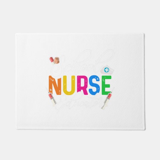Paillasson École Infirmière Enseignante en soins infirmiers (Devant)
