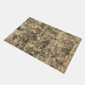 Paillasson Écrans sur des rayures sur un kaki légèrement tach (Incliné)