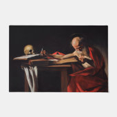 Paillasson Écriture de Saint Jérôme (par Caravaggio) (Devant)