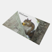 Paillasson Écureuil mangeant la natte bienvenue de Spiegeland (Incliné)