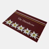 Paillasson Edelweiss Blanc Sur Matelas Rouge (Incliné)