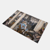 Paillasson Edgar Degas - Femmes sur une terrasse de café en s (Incliné)