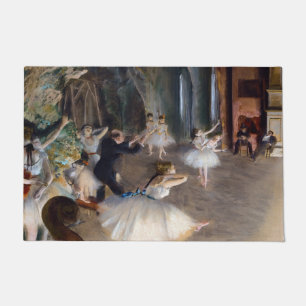 Paillasson Edgar Degas - La répétition du ballet sur scène