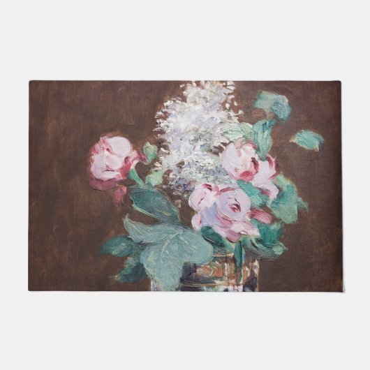 Paillasson Edouard Manet - Fleurs dans un Vase de Cristal (Devant)
