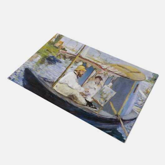 Paillasson Edouard Manet - Monet dans son Studio Boat (Incliné)