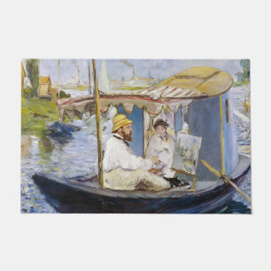 Paillasson Edouard Manet - Monet dans son Studio Boat