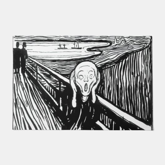 Paillasson Edvard Munch - La lithographie de cri (Devant)