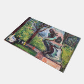Paillasson Edvard Munch - Le penseur de Rodin (Incliné)
