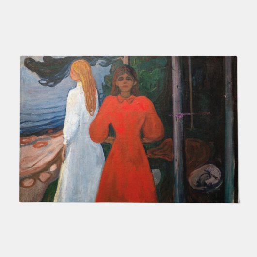 Paillasson Edvard Munch - Rouge et Blanc (Devant)