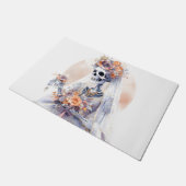 Paillasson Éffrayant Halloween Squelette Porte Mat (Incliné)