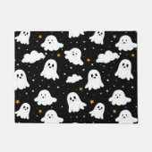 Paillasson Éffrayant mignon Halloween Ghost Nuageux Star Sky (Devant)