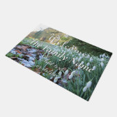 Paillasson Eglise Snowdrops à neige légère - (Incliné)