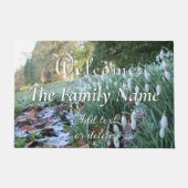 Paillasson Eglise Snowdrops à neige légère - (Devant)