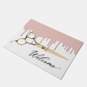 Paillasson Égoutture rose d'or de salon de coiffure et (Incliné)