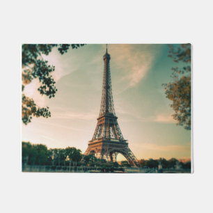Paillasson Eiffel tour lancer oreiller