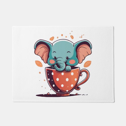 Paillasson Élégance de l'éléphant (Devant)